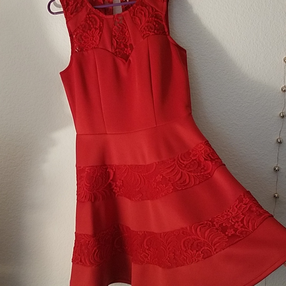 Red dress